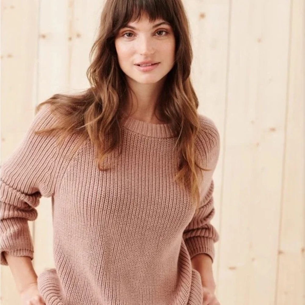 Jenni Kayne Cotton Fisherman Sweater